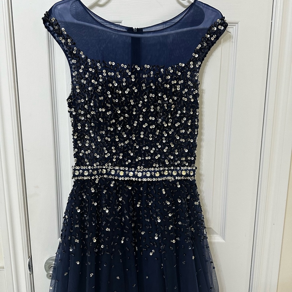 Navy blue dress. Worn only once